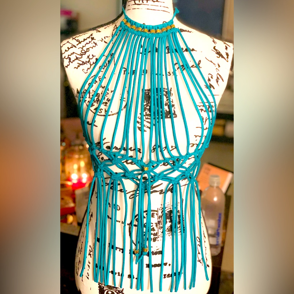 Macrame Halter Top